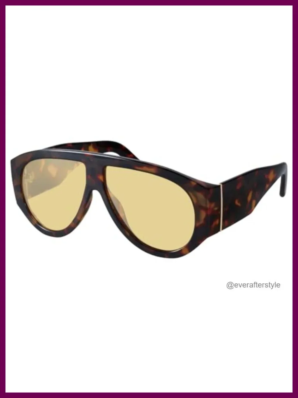 Oversized Retro Aviator Sunglasses Women UV400 Protection Chunky Plastic Frame